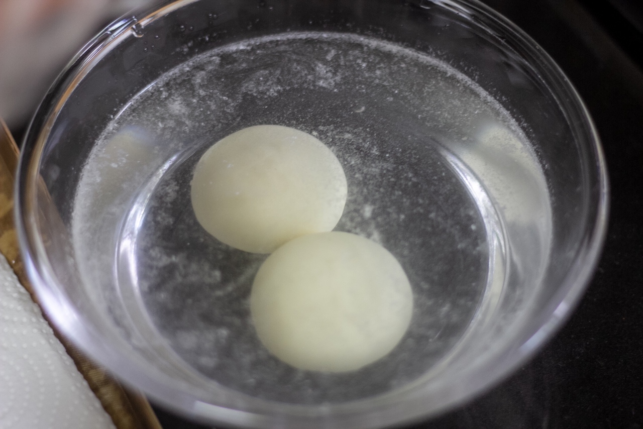 芋泥/栗子乳酪碱水球🌰奶香内馅🧀零难度的做法 步骤11