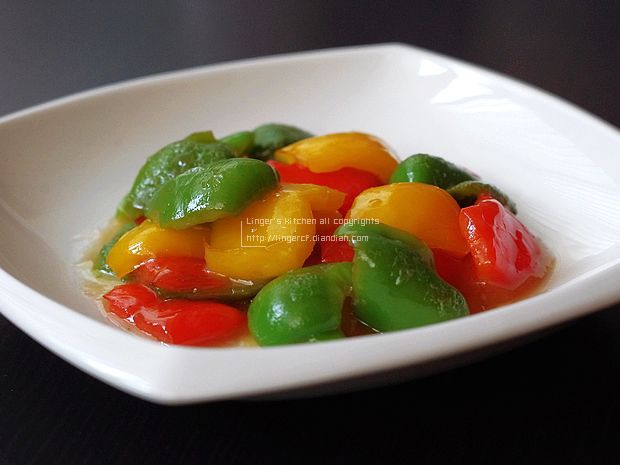糖醋彩椒