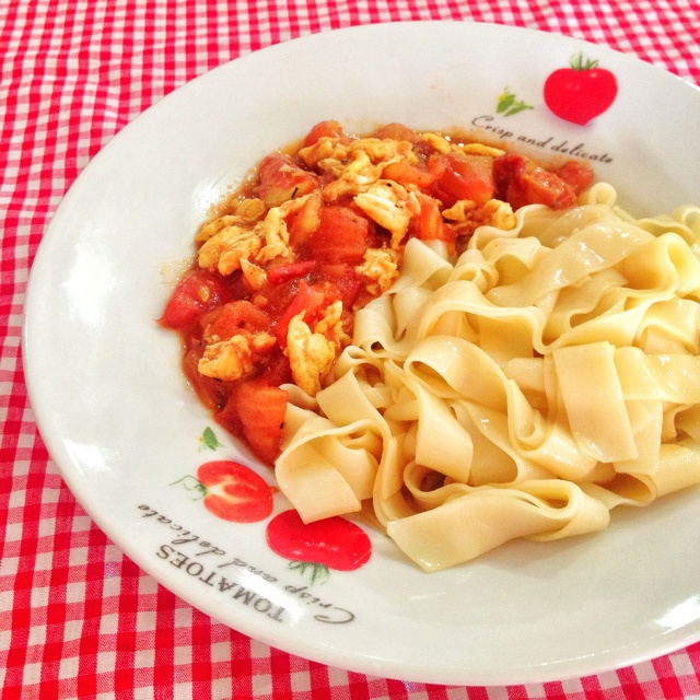 番茄鸡蛋盖浇面