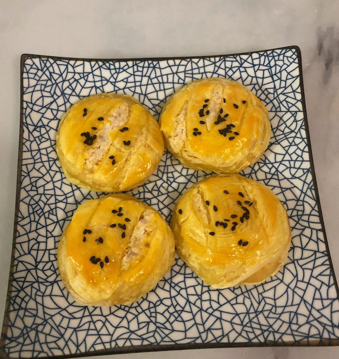 老婆饼(蛋挞皮玉米油版)的做法