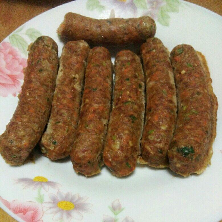 宝宝辅食自制牛肉肠