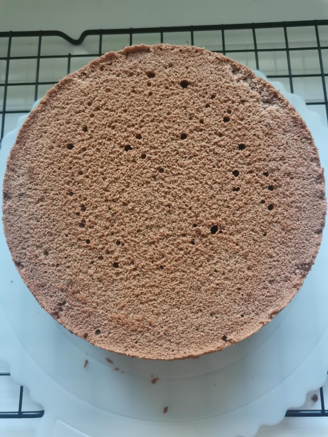 巧克力戚风蛋糕6寸(基础易成功版)