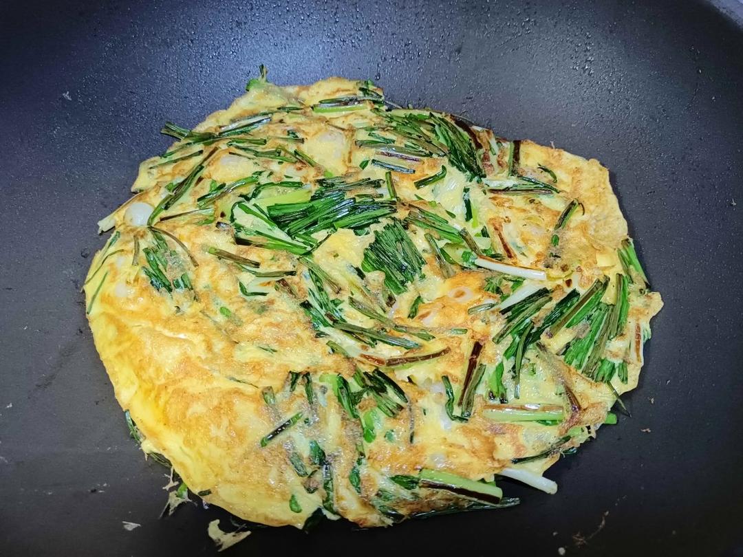 野蒜蛋饼