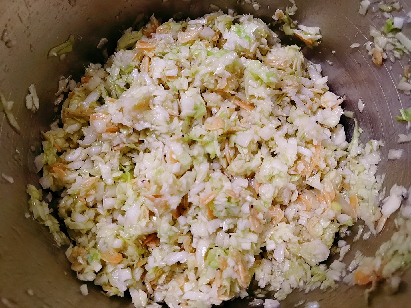 白菜虾皮饺子的做法 步骤7