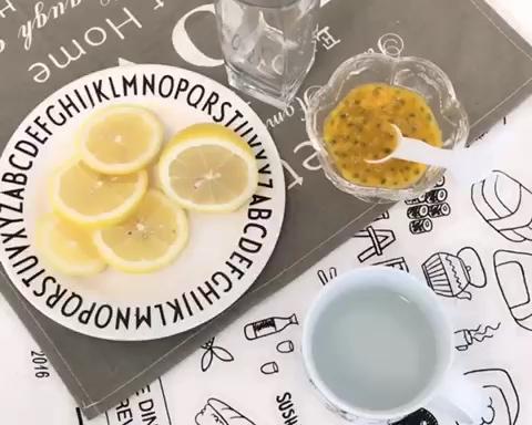 百香果柠檬水的做法