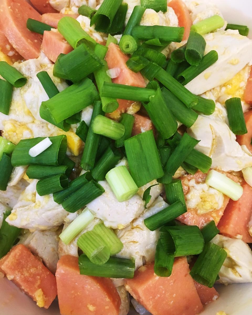 老丁的私房菜-蟹黄豆腐