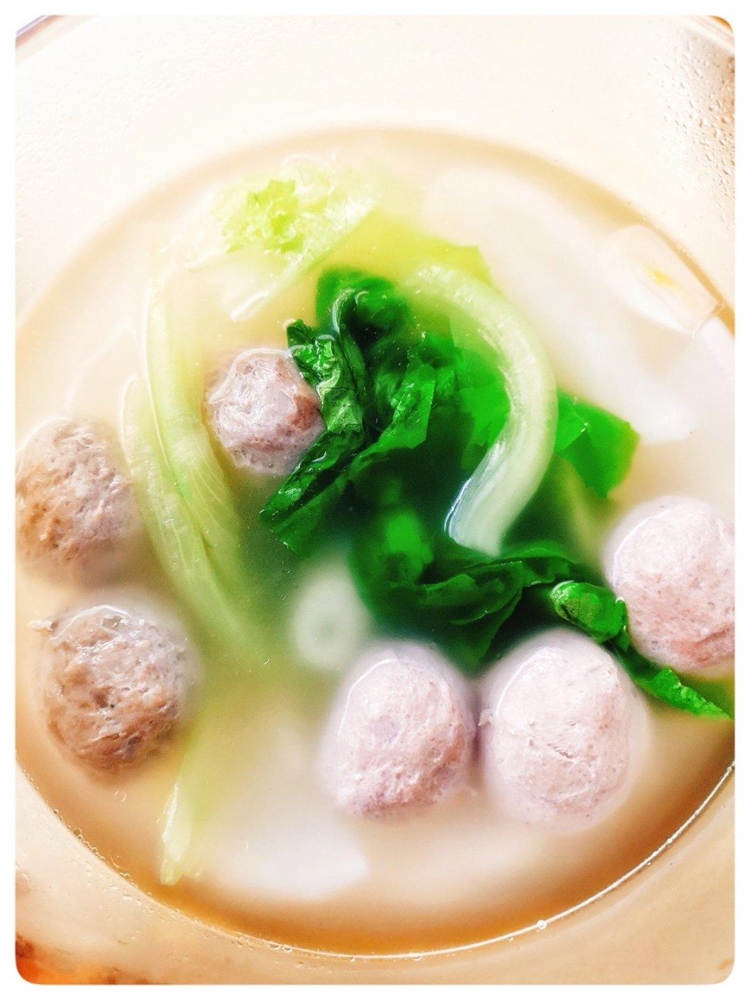 白萝卜潮汕牛肉丸清汤