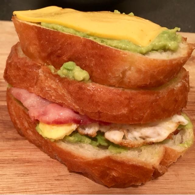 培根芝士三明治