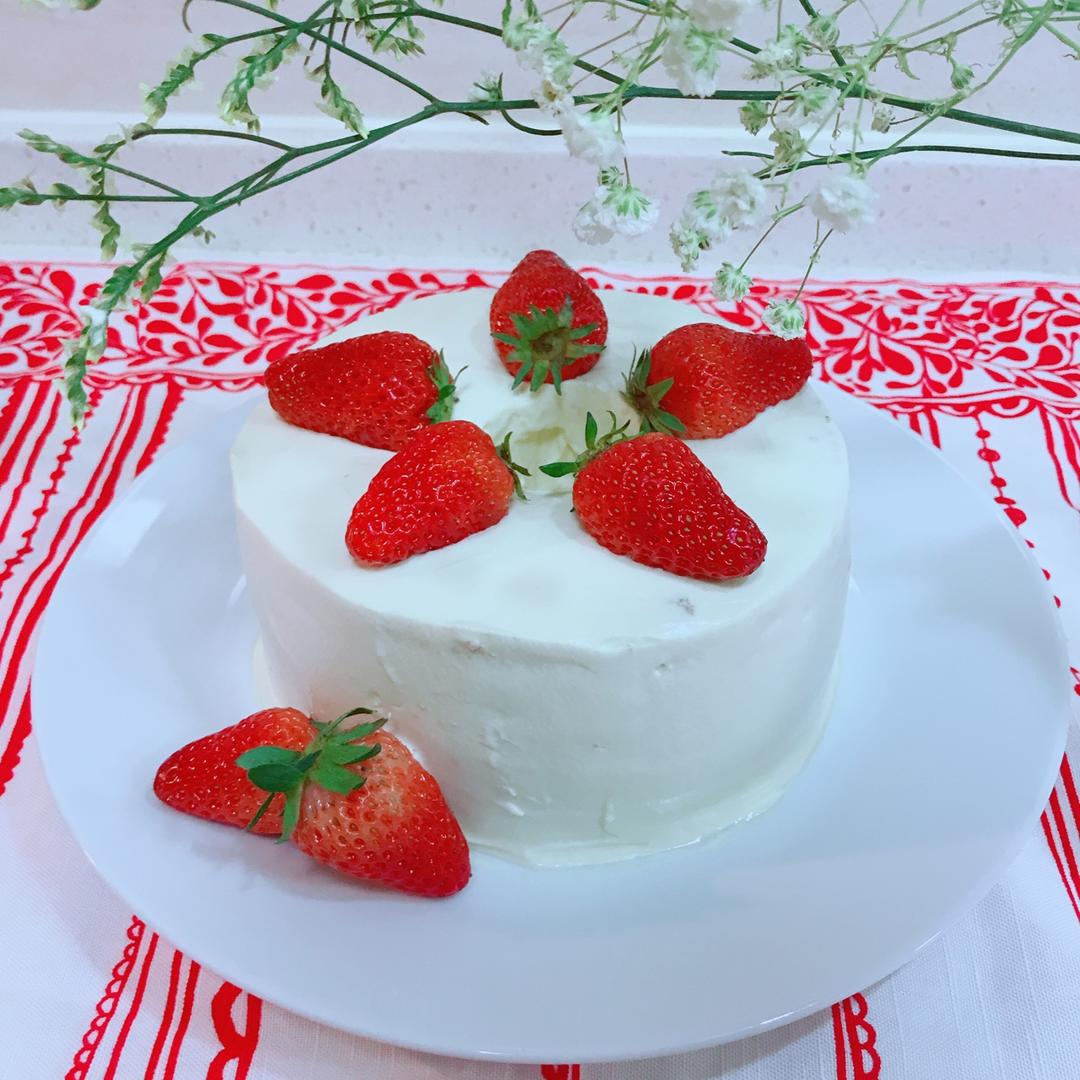 《Tinrry+》草莓奶油蛋糕（8寸配方）