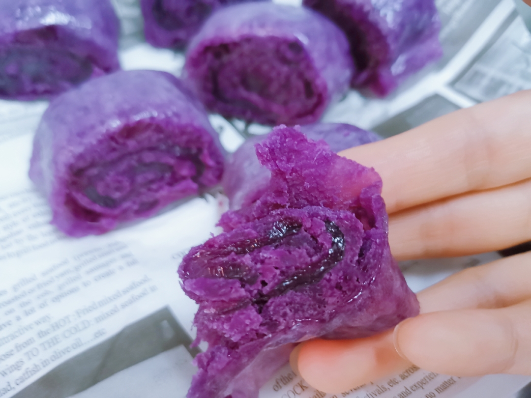 紫薯白玉卷的做法 步骤6