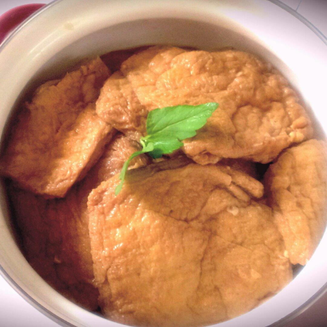 井果儿2kb7做的香卤油泡豆腐