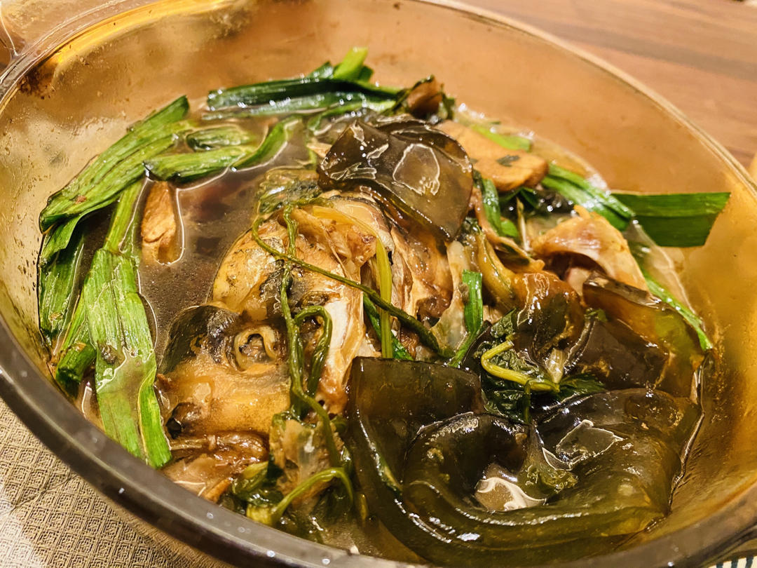 鱼头粉皮煲（超级下饭）