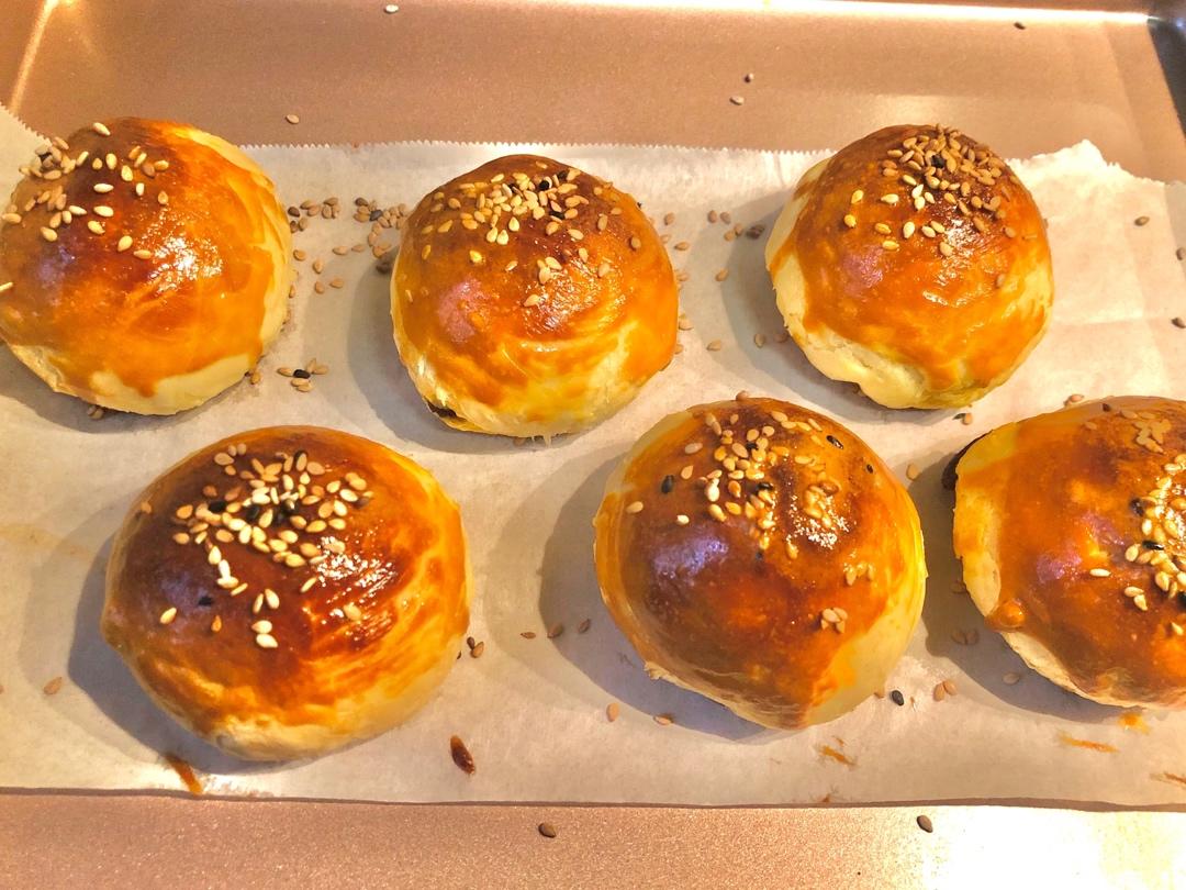 豆沙蛋黄酥（六个量黄油版）