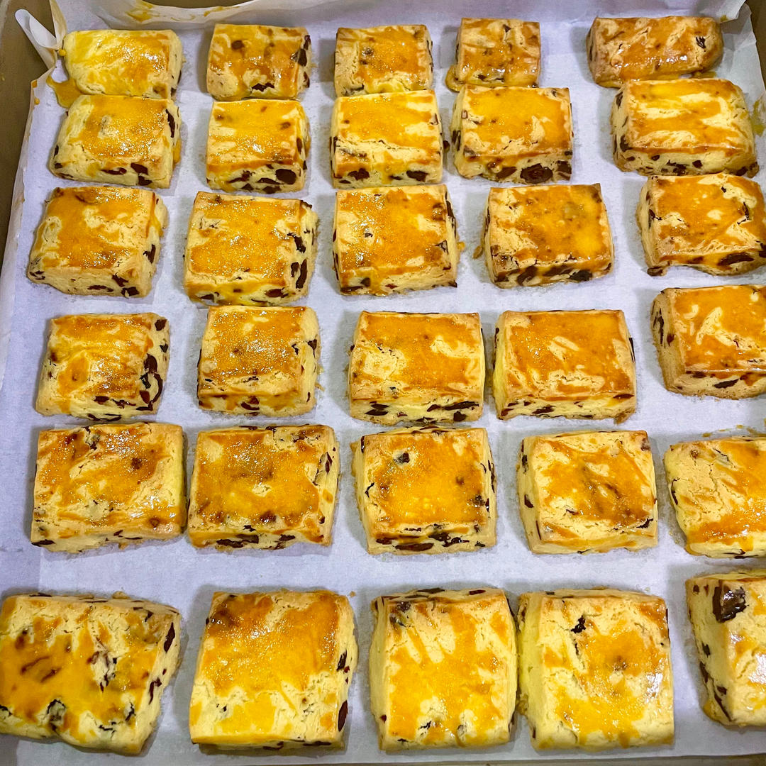 酥软到骨子里的葡萄奶酥