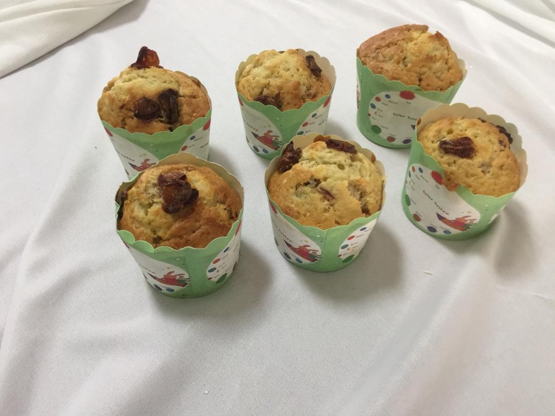 香蕉蔓越莓玛芬蛋糕