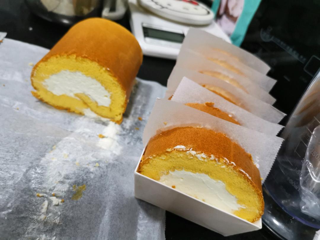 原味基础蛋糕卷(小五卷)
