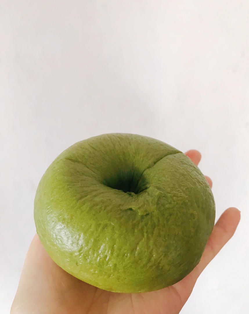波兰种抹茶红豆贝果【附保色小建议】