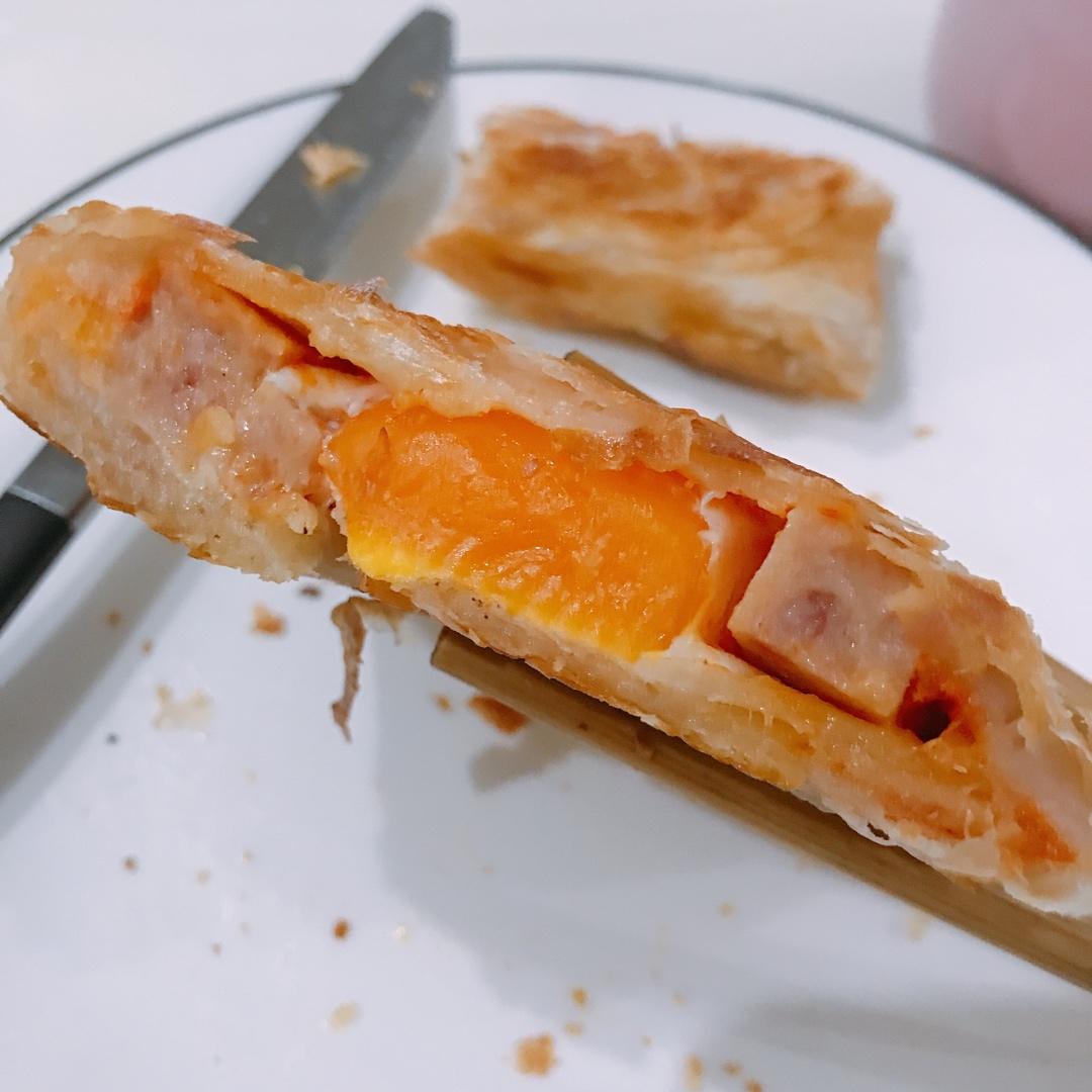 5分钟就能搞定的手抓饼早餐，酥到掉渣～