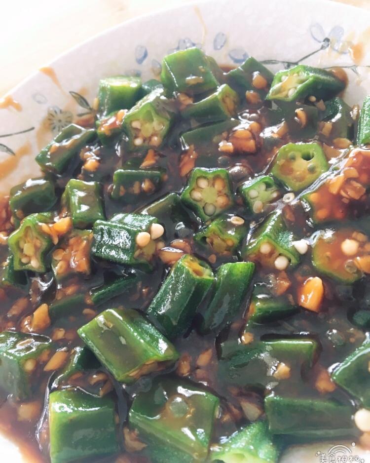 秋葵最好吃的做法，蒜香秋葵