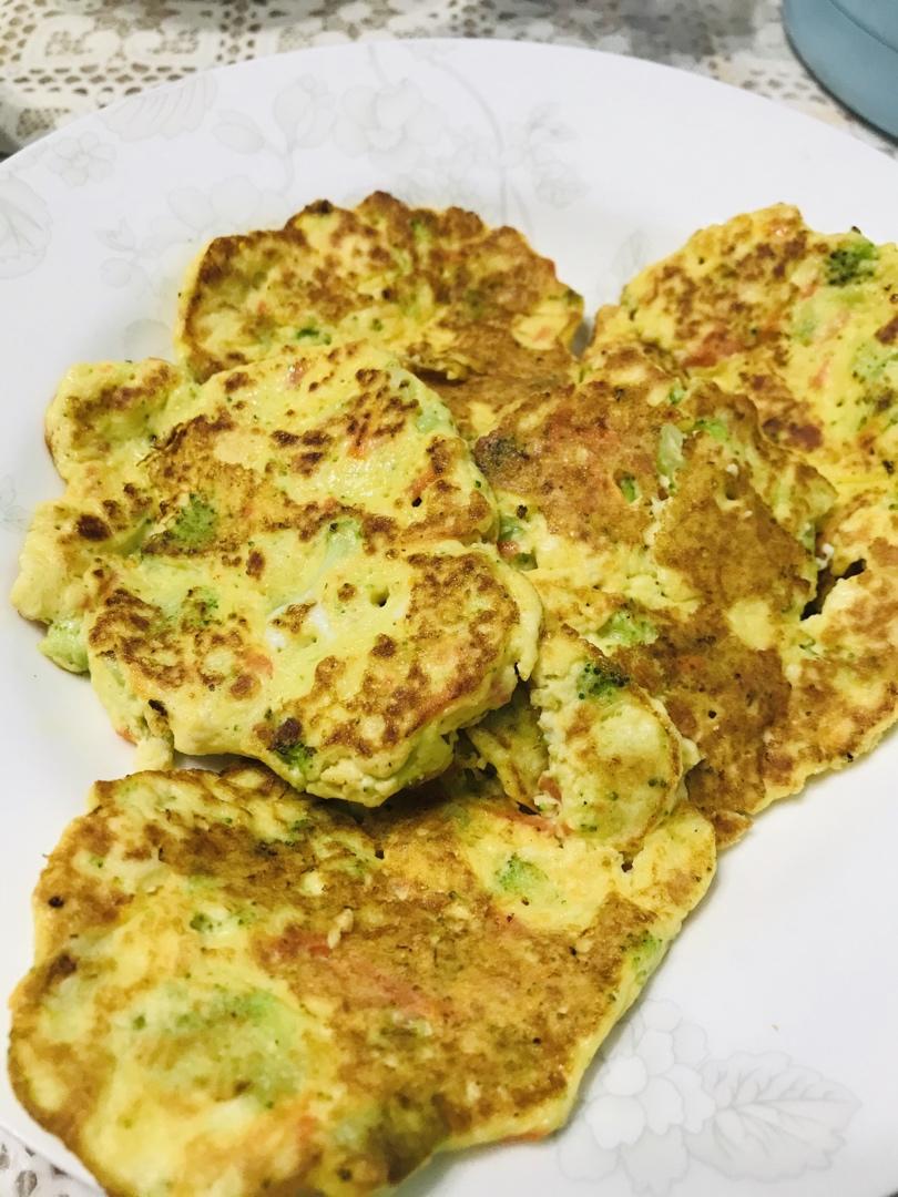 宝宝辅食-豆腐蔬菜饼