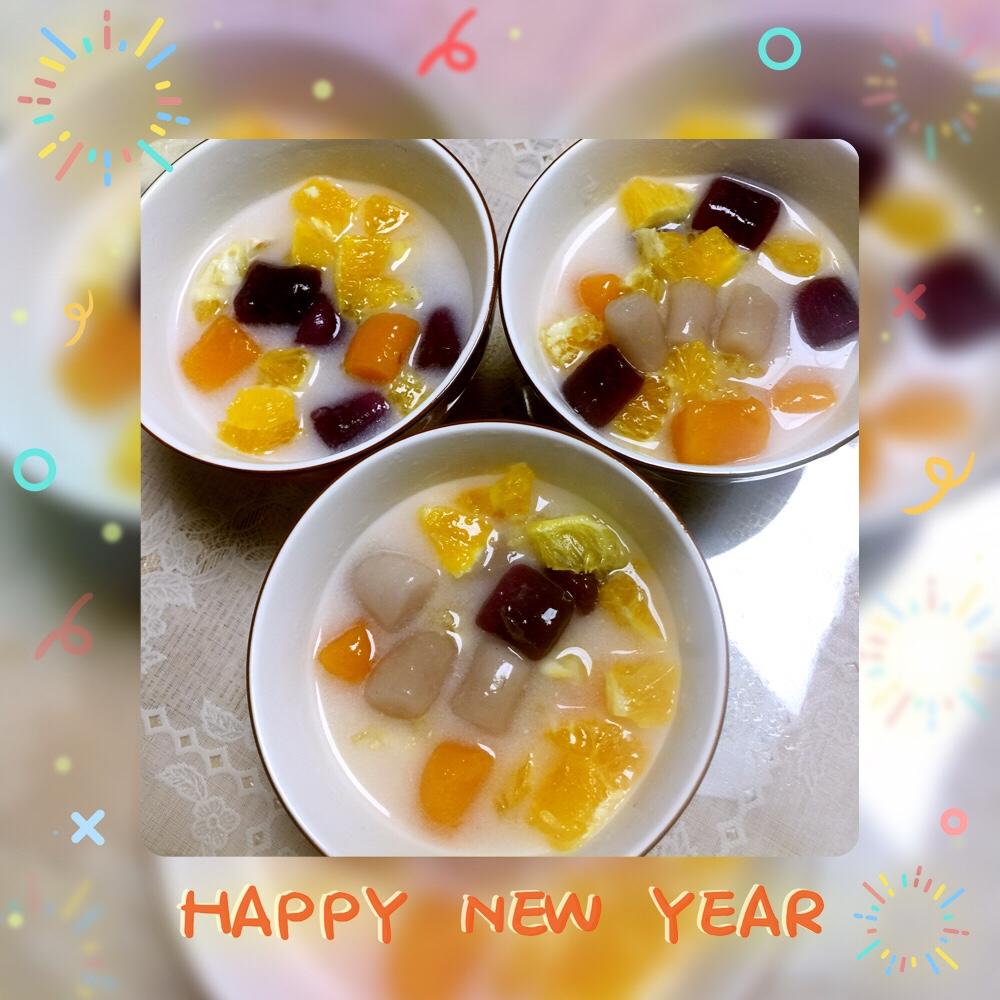 【视频】椰汁芋圆（芋头、红薯、紫薯圆）