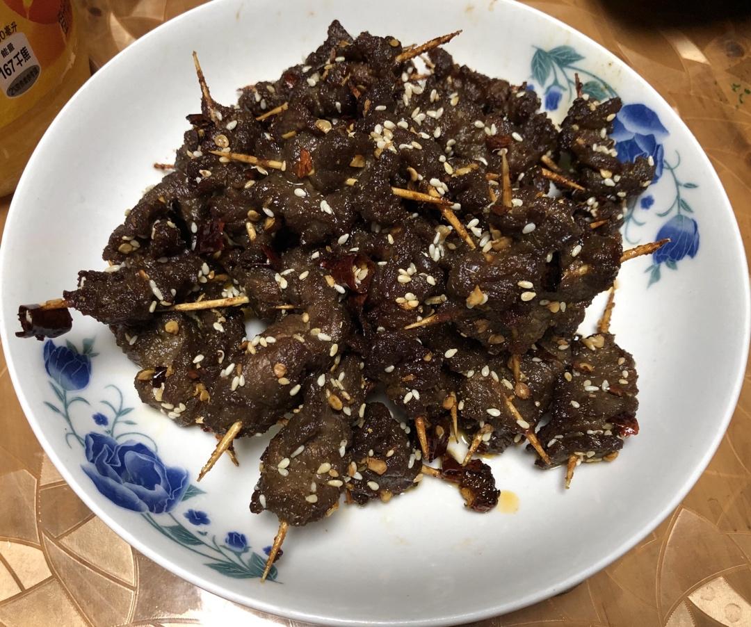 麻辣牙签牛肉