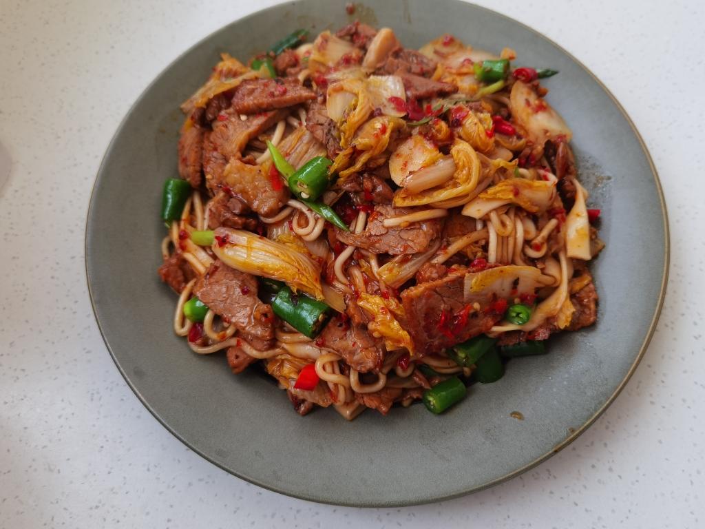 牛肉烩菜的做法