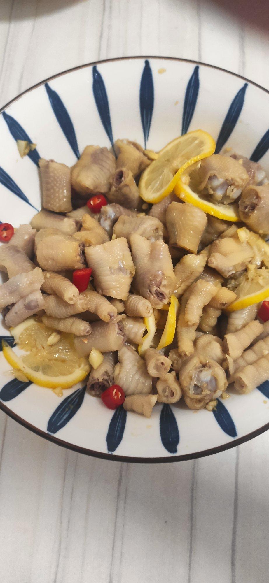 吃不腻的网红柠檬鸡爪🍋
