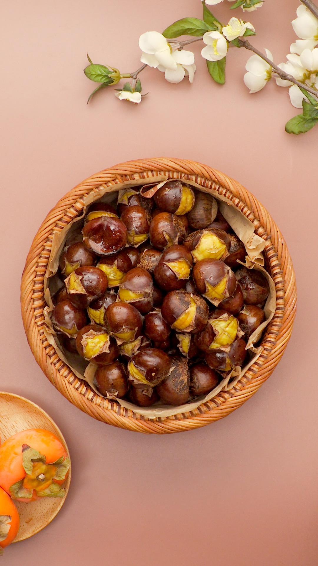 空气炸锅糖烤栗子的做法