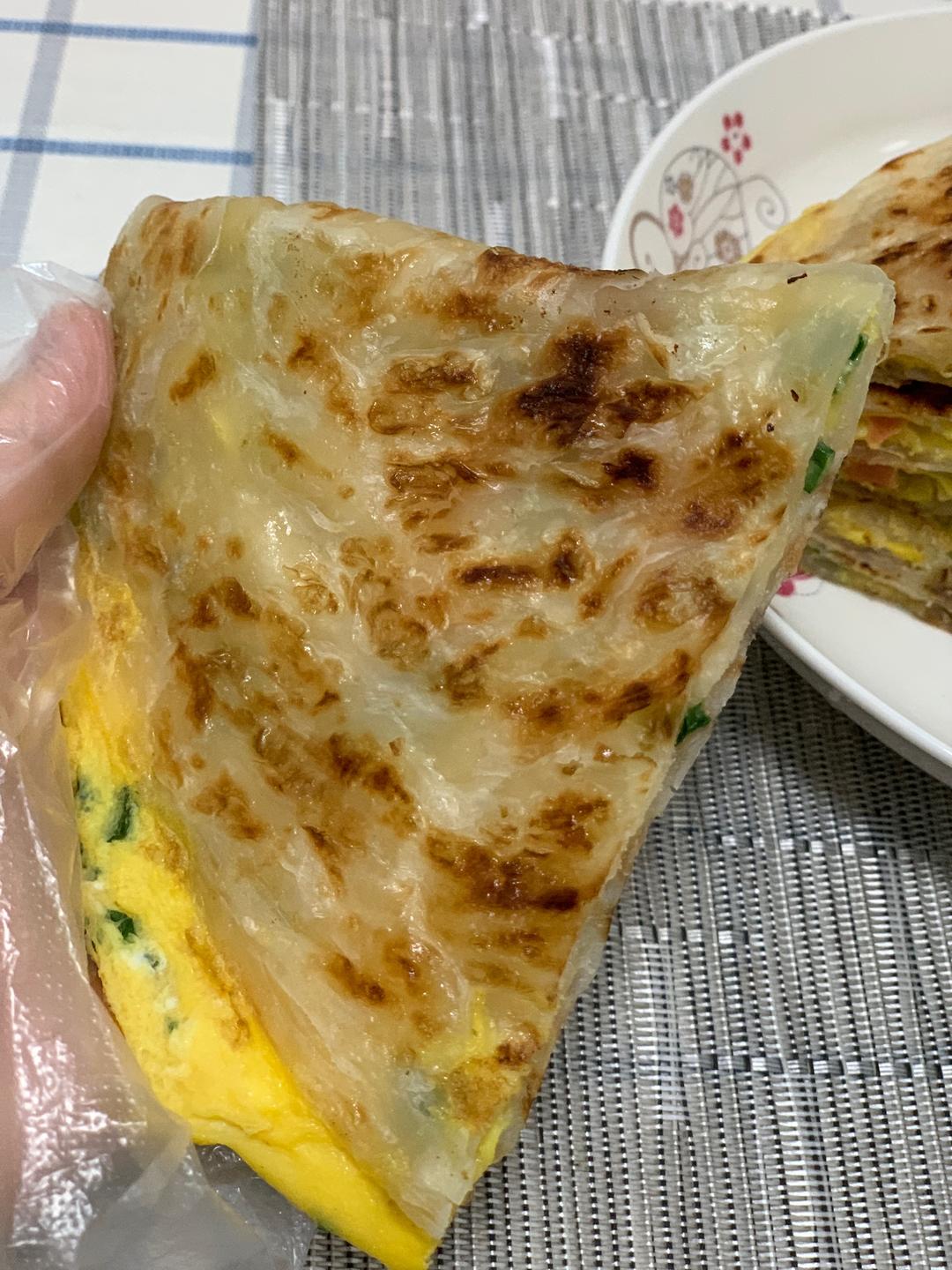 手抓饼神仙吃法的做法