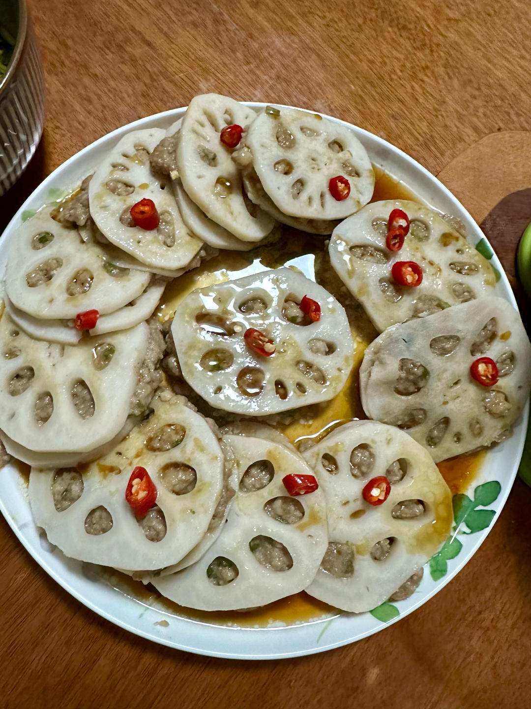 好运连连-莲藕蒸肉饼