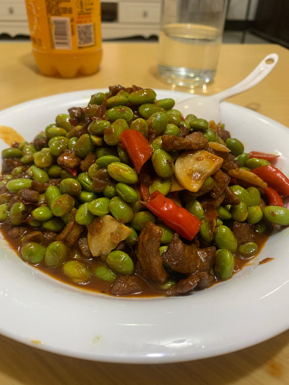 毛豆烧肉