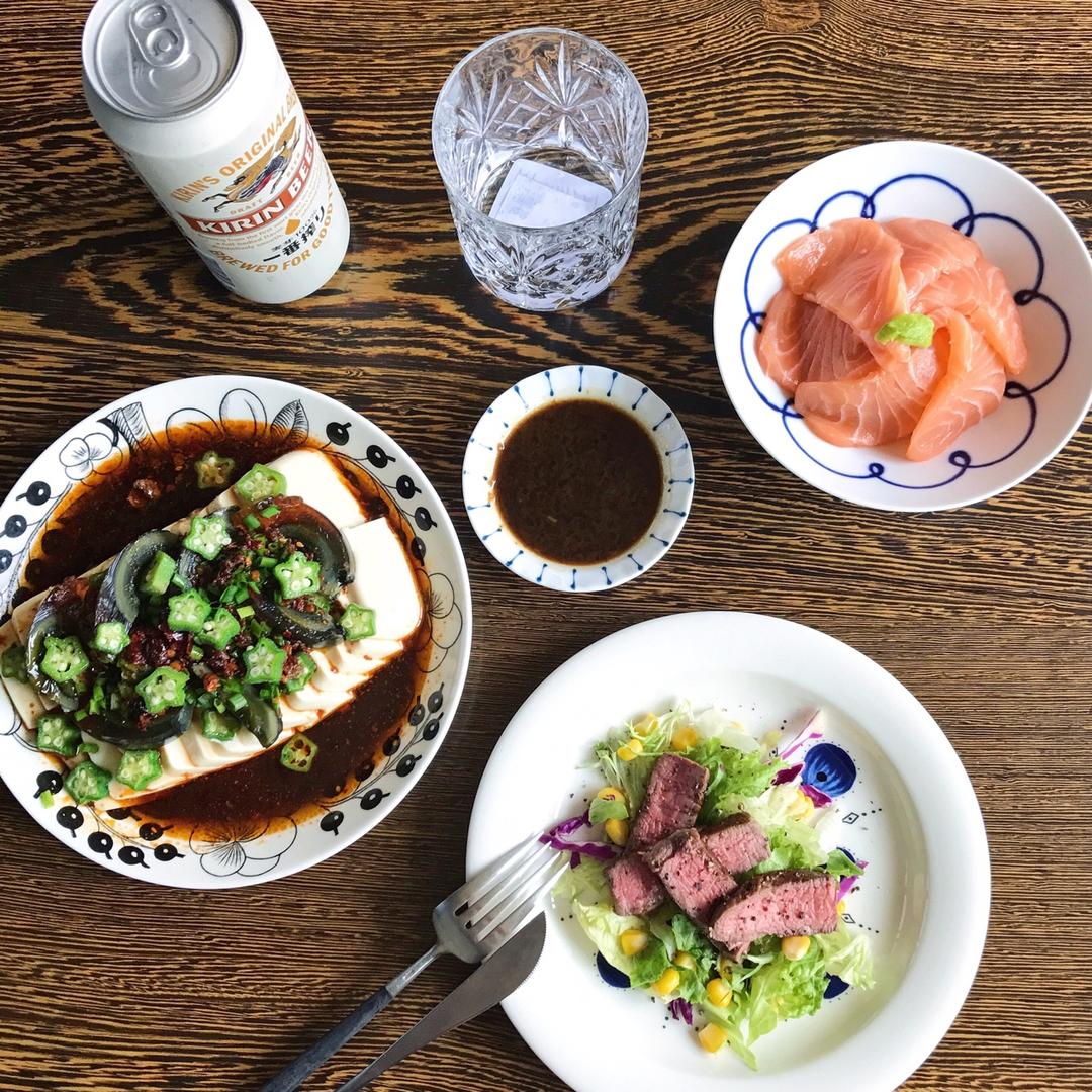 秋葵嫩豆腐&秋葵存储小方法