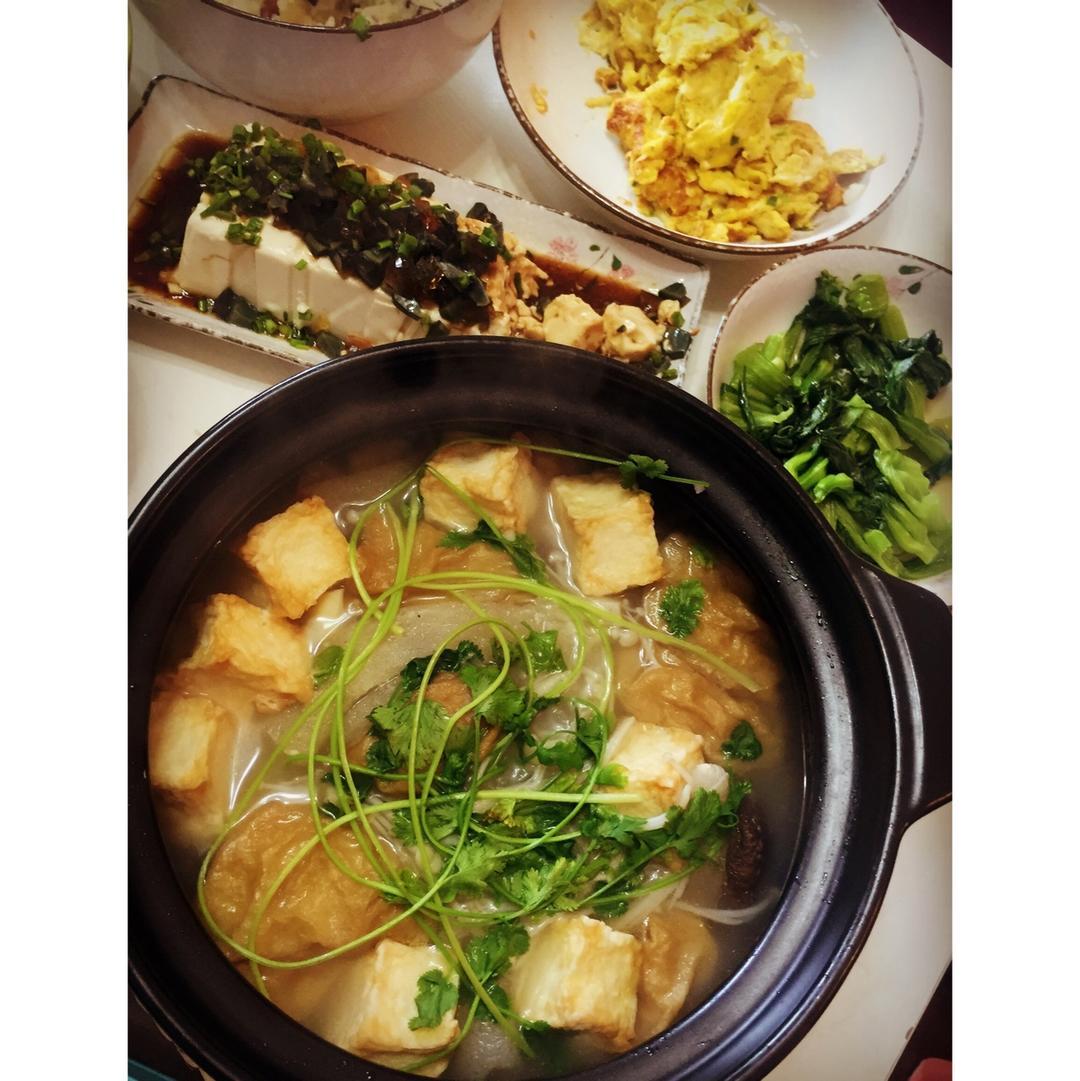 竹荪油面筋素汤