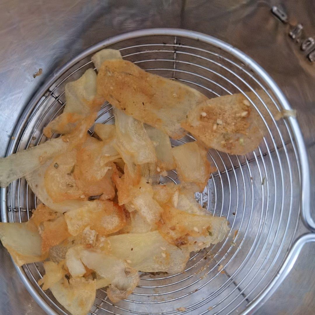 自制炸薯片，学会以后再也没买过薯片