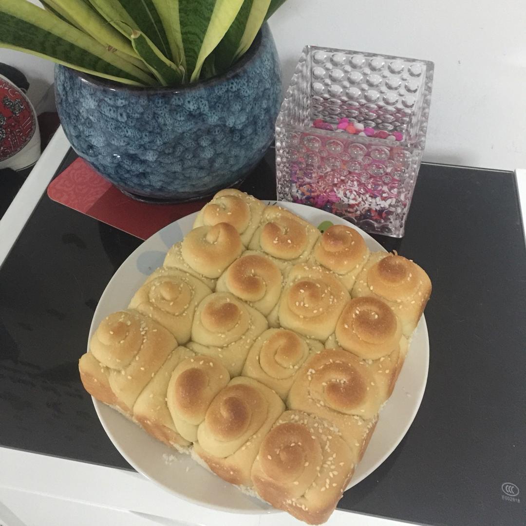 奶油蜂蜜小面包