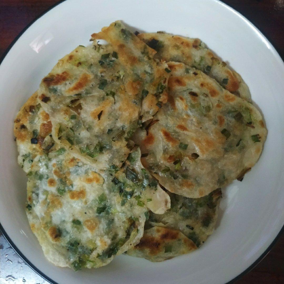 饺子皮葱油饼