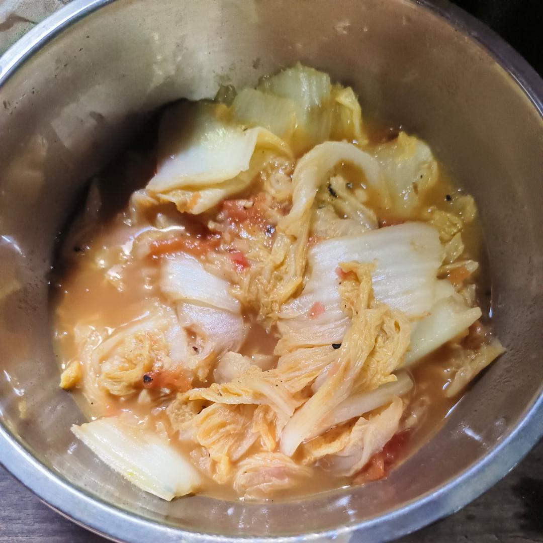 西红柿炒白菜