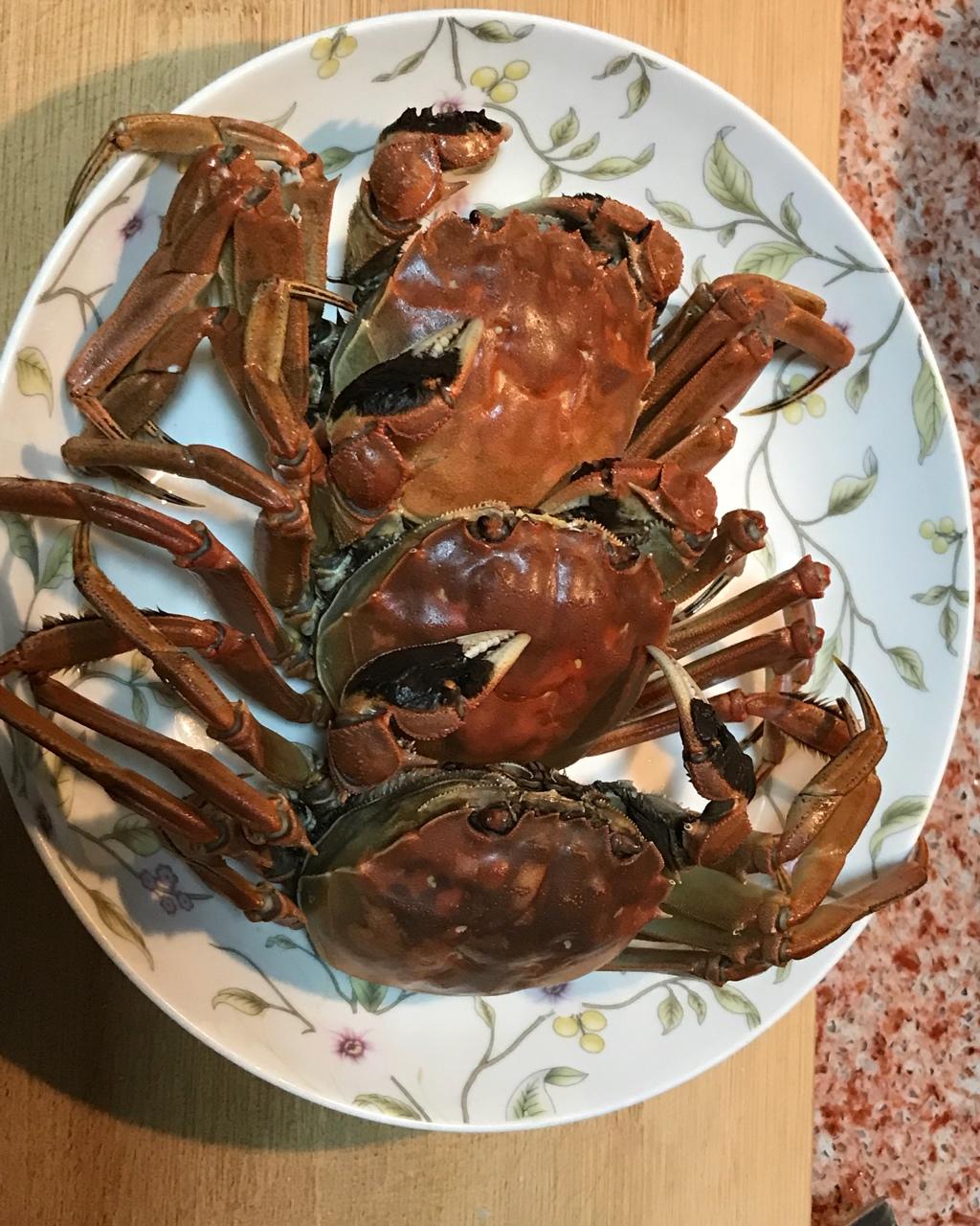 清蒸螃蟹（热菜）