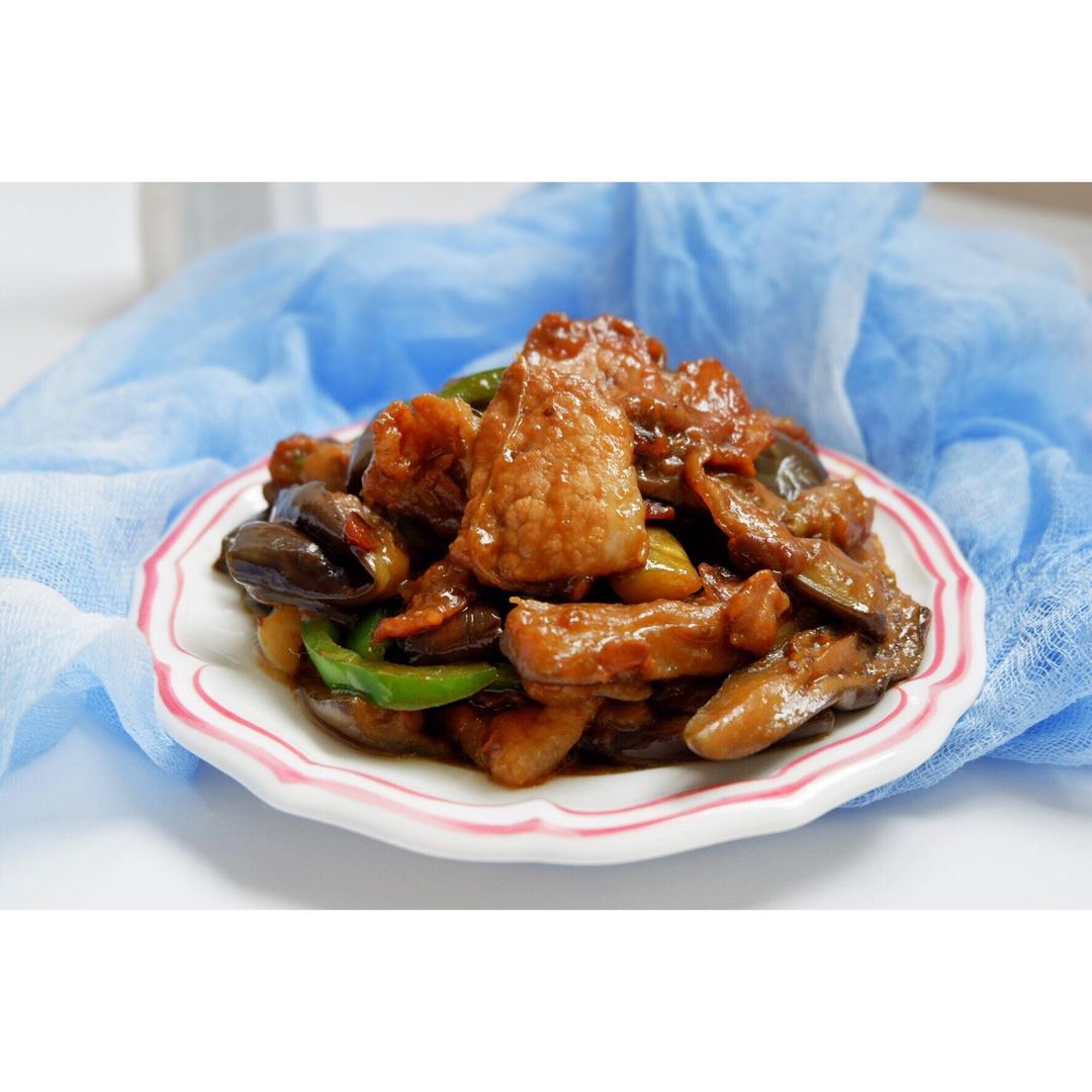 尖尖实验室做的五花肉焖茄子—无水无盐版