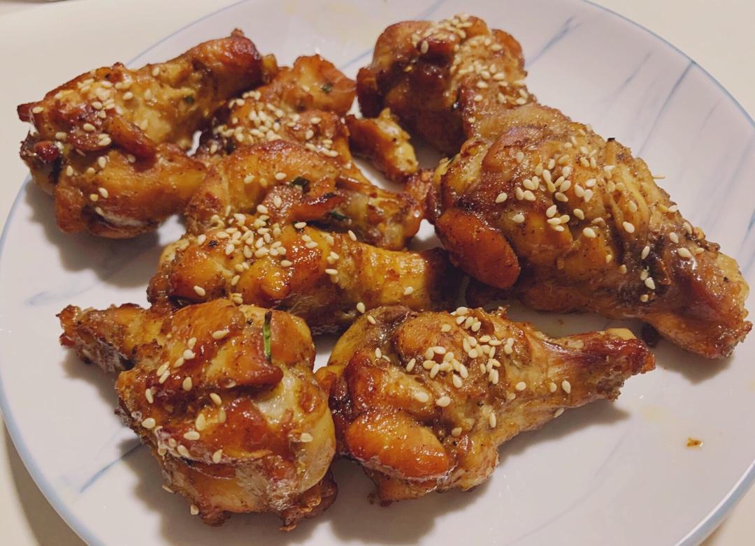 外焦里嫩烤鸡腿「烤箱版」
