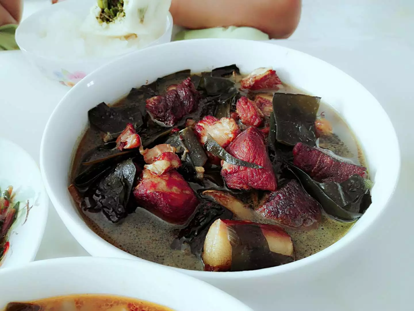 红烧肉炖海带