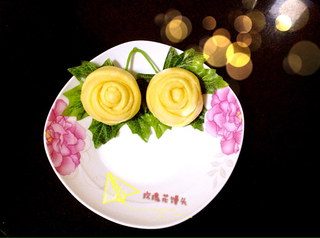 玫瑰花馒头