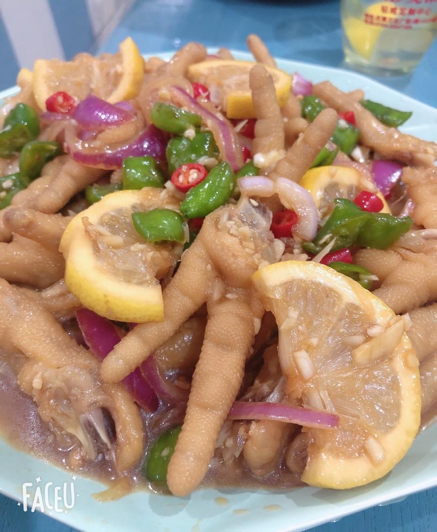 【柠檬酸辣鸡爪】自制超级无敌美味的网红鸡爪