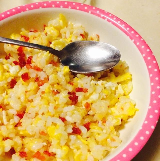 宝宝餐简单做之彩虹蛋炒饭