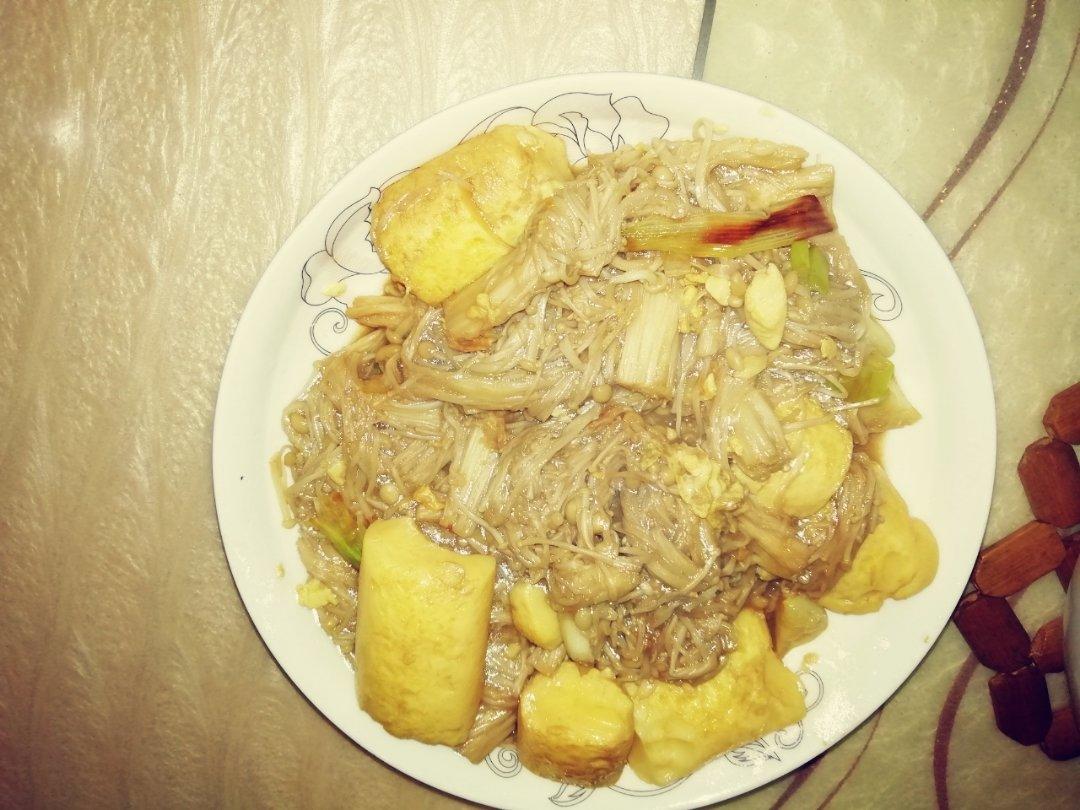超级下饭菜--金针菇日本豆腐