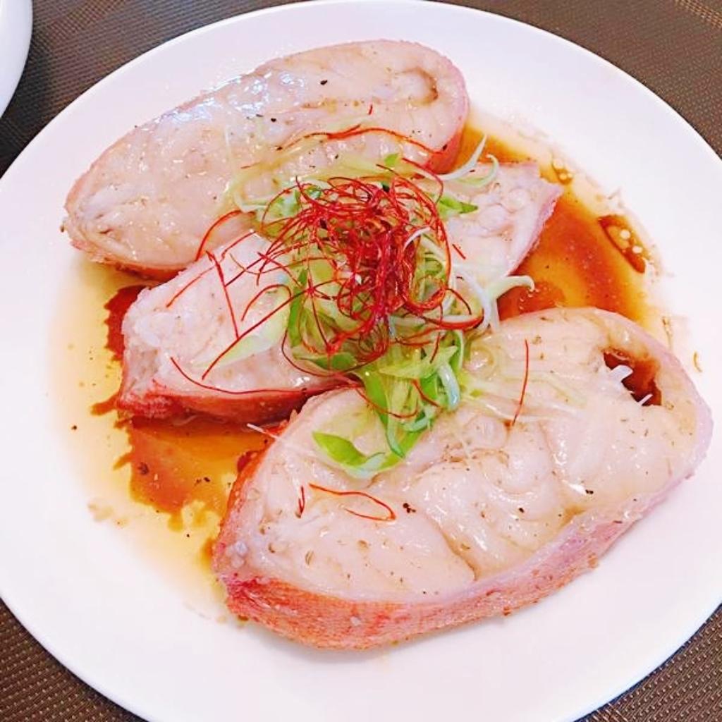 清蒸红瓜子斑鱼排