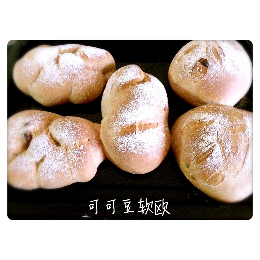 全麦巧克力豆软欧