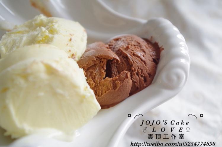 绝对无冰渣的最好吃的巧克力朗姆冰淇淋（纯手工）