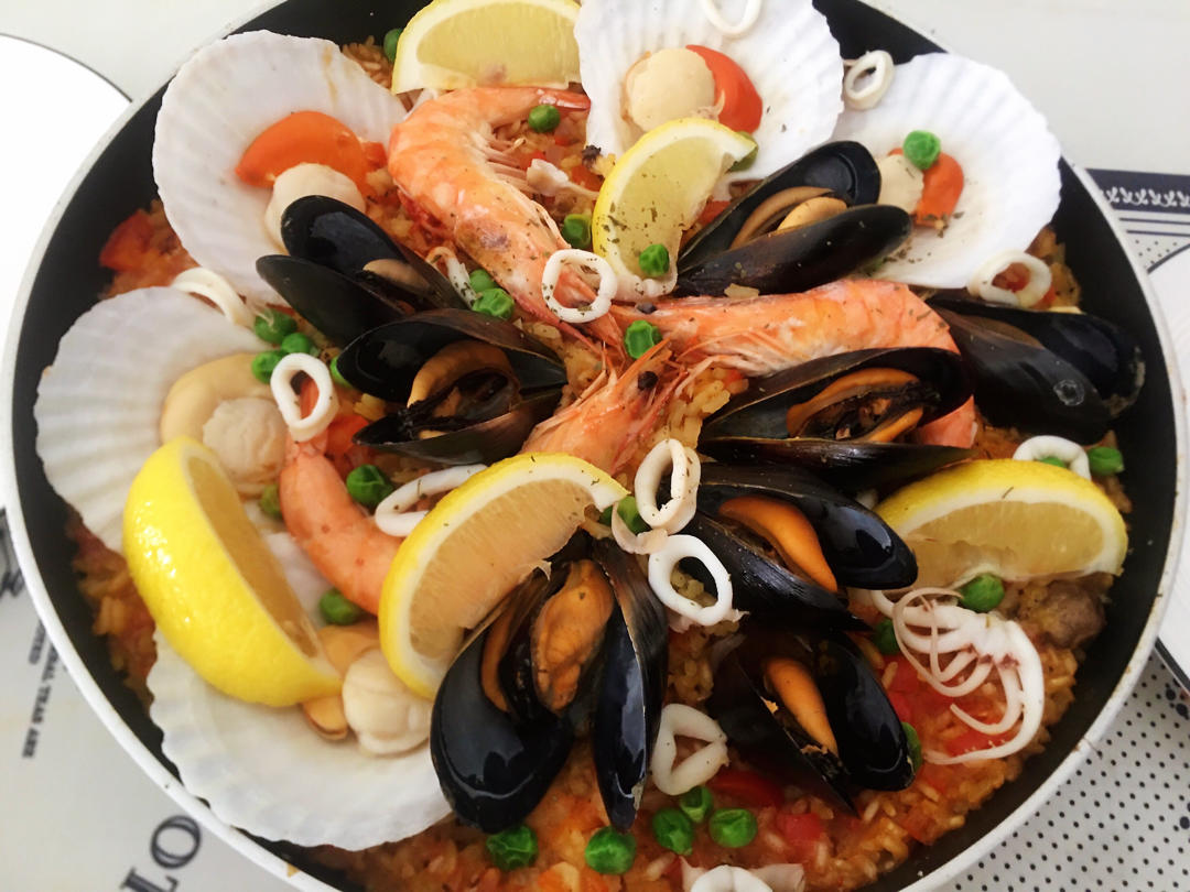 【曼食慢语】Seafood Paella 西班牙海鲜饭